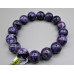 8-10 mm Gemstone Round Bead Bracelet - Charoite