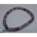 6 mm Gemstone Round Bead Bracelet - 10 pcs pack - Purple Phantom