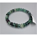 Roundel (5 x 8 mm) Faceted Gemstone Stretch Bracelet - 10 pc pack - Fluorite