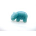 Hippo Classic Carved Fetish Bead 0.75 Inch - Amazonite