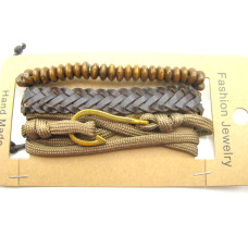 3 for 1 Leather Bracelet Style #2