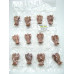 Angel 40mm Figurine - Goldstone 12 pcs bulk pack