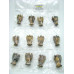 Angel 40mm Figurine - Tiger Eye 12 pcs bulk pack