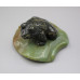 Frog on Lily Pad 1.5 Inch Figurine - Assorted Stones