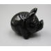 Pig Ball 2.25 Inch Figurine - Black Obsidian