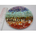 Chakra Chips Plate  (3” OD)  with Stand