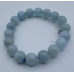 10-12 mm Gemstone Round Bead Bracelet - 10 pcs pack - Aquamarine