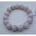 12-14 mm Gemstone Round Bead Bracelet - Kunzite