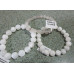 12-14 mm Gemstone Round Bead Bracelet - Moonstone Blue