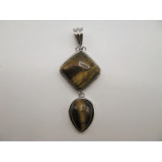 GP Teardrop - Diamond shape with Teardrop Gemstone Pendant- assorted stones available!