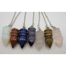 GP Pendulum Shaped Gemstone Pendant #2- assorted stones available!