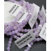 3 - 4 mm Gemstone Round Bead Bracelet - Lavender Jade - 10 pcs Pack