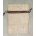 Organza and Burlap Pouch XLarge 10 piece pack - Brown