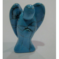 Angel 1.5 Inch Figurine - Howlite Turquoise