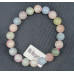 9mm  Gemstone Multi Color Morganite Bead Bracelet 