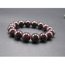 12 mm Gemstone Bracelet -  Garnet