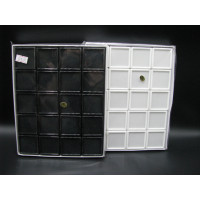 Plastic gift Box 4cm x 4cm -20pc pack in black or white