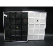 Plastic gift Box 4cm x 4cm -20pc pack in black or white