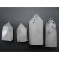 Gemstone Points - Quartz with Tourmaline - Style 1