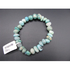 Irregular Gemstone Bracelet - 10 pcs Pack - Amazonite Peru