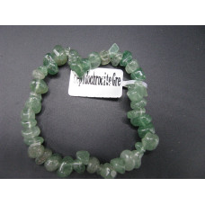 7 Inch Stretch Chip Bracelet - Lepidochrocite Green  -10 pcs pack