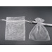 Organza Pouch XLarge 12 piece pack - Grey