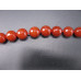 16 inch 10 mm Faceted Gemstone Round Bead Strand - Carnelian Agate