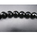 16 inch 6 mm Faceted Gemstone Round Bead Strand - Black Agate