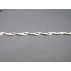 Chain Silver Plated - 16 Inch 1.5 Singapore - 10 pcs pack