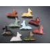 Egyptian Dog Anubis 1.5 Inch Figurine - Assorted Stones