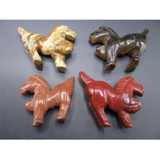 Horse Pacing 2.25 Inch Figurine - Assorted Stones