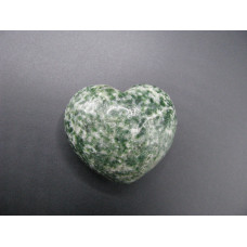 Large Gemstone Heart 1.75 Inch - Tree agate (Puff)