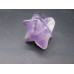 Merkaba Carved Fetish Bead 0.75 Inch - Amethyst