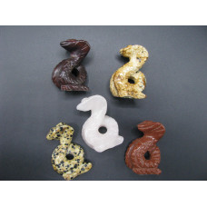 Snake (Cobra) 2.25 Inch Figurine - Assorted Stones