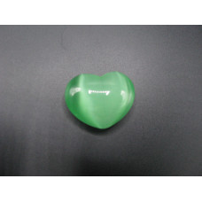 Small Fiber Optic Heart - Light Green