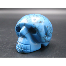 Skull 2.25 Inch Figurine - Howlite Turquoise