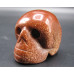 Skull 1.5 Inch Figurine - Goldstone