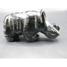 Rhino 2.25 Inch Figurine - Obsidian Black