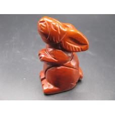 Rabbit (Hands Up) 1.5 Inch Figurine - Rainbow Jasper