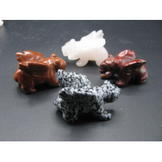 Panther with Wings 1.5 Inch Figurine - Assorted Stones