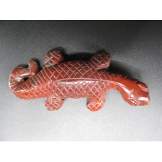 Lizard 2.25 Inch Figurine - Rainbow Jasper