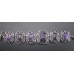 Rectangle  style Gemstone Bracelet - Amethyst