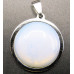 Stainless Steel Gemstone Pendant- several styles and stones available!