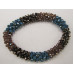 Designer Pineapple Bead Crystal Bracelet - Variegated Colors