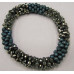 Designer Pineapple Bead Crystal Bracelet - Variegated Colors