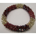 Designer Pineapple Bead Crystal Bracelet - Variegated Colors