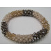 Designer Pineapple Bead Crystal Bracelet - Variegated Colors