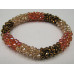 Designer Pineapple Bead Crystal Bracelet - Variegated Colors