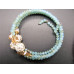 Memory Wire Bead Bracelet - Round Bead - Assorted Colors Available!