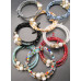 Memory Wire Bead Bracelet - Round Bead - Assorted Colors Available!